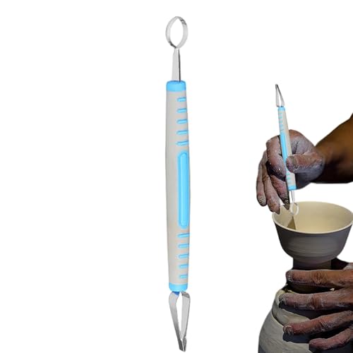 Modellierwerkzeug aus Edelstahl mit stabiler Spitze, ergonomischer Griff, Modellierwerkzeug für Hobbyisten für Keramik, Keramik von Generic