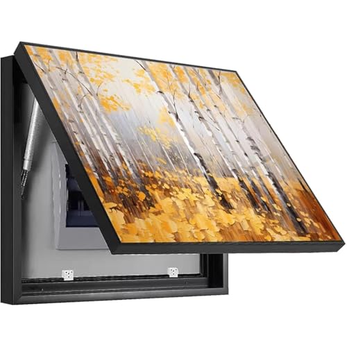 Moderne Hydraulische Zählerabdeckung mit Künstlerischem Sprühlack-Design, Abnehmbare Dekorationsplatte als Wohnzimmer-Wandkunst von Generic