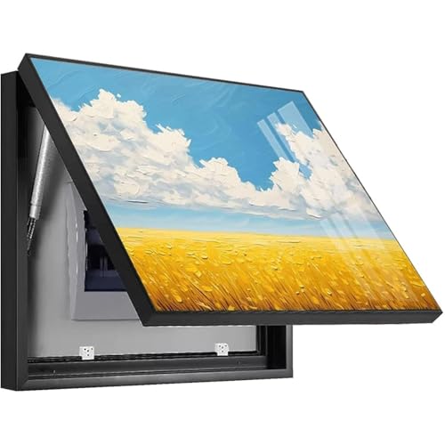 Moderne Hydraulische Zählerabdeckung mit Künstlerischem Sprühlack-Design, Abnehmbare Dekorationsplatte als Wohnzimmer-Wandkunst von Generic