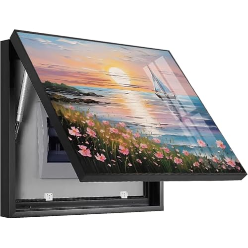 Moderne Hydraulische Zählerabdeckung mit Künstlerischem Sprühlack-Design, Abnehmbare Dekorationsplatte als Wohnzimmer-Wandkunst von Generic