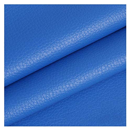 Möbelstoff Premium Bezugsstoff Zum PU Kunstleder 140 X100 cm ， Kunstleder Stoff Polster Handwerk DIY Nähen Sofa Handtasche Auto Futter Autositz(Blue,1.4X6m) von Generic