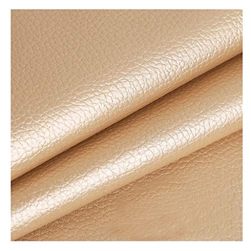 Möbelstoff Premium Bezugsstoff Zum PU Kunstleder 140 X100 cm ， Kunstleder Stoff Polster Handwerk DIY Nähen Sofa Handtasche Auto Futter Autositz(Rose gold,1.4X1m) von Generic