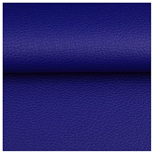 Möbelstoff Premium Bezugsstoff Zum PU Kunstleder 140 X100 cm ， Kunstleder Stoff Polster Handwerk DIY Nähen Sofa Handtasche Auto Futter Autositz ， Mehrfarbig(Royal blue,1.4X8m) von Generic