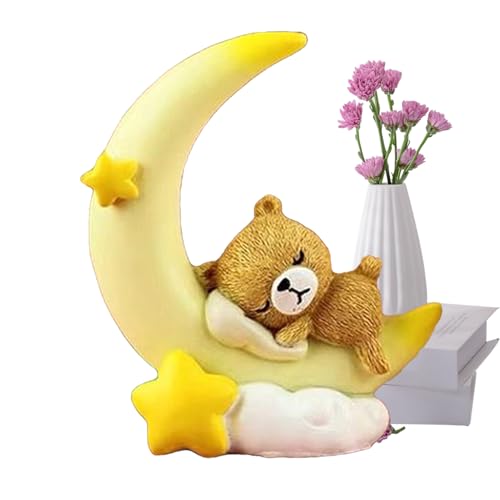 Moon Cake Topper – Cartoon Resin Statue, dekorativer Geburtstags- | Entzückende Tierfigur für Babyparty-Display, himmlische Themenverzierung für die Einrichtung des Meisterstücks Moon Cake Topper – Cartoon Resin Statue, dekorativer Geburtstags- | Entzückende Tierfigur für Babyparty-Display, himmlische Themenverzierung für die Einrichtung des Meisterstücks von Generic