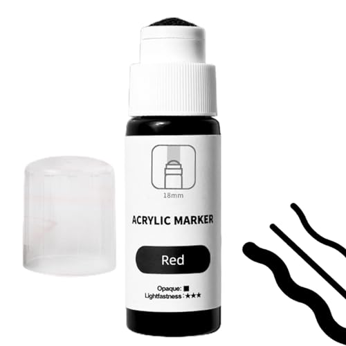 Mop Marker – Acrylmarker auf Wasserbasis, 18 mm Spitze, permanenter 60 ml, Mop Graffiti-Marker, wasserdicht, lichtbeständig, Graffiti-Zubehör für alle Oberflächen Mop Marker – Acrylmarker auf Wasserbasis, 18 mm Spitze, permanenter 60 ml, Mop Graffiti-Marker, wasserdicht, lichtbeständig, Graffiti-Zubehör für alle Oberflächen von Generic