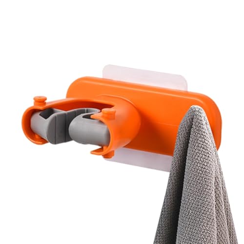 Mop-Organizer-Wandhalterung, selbstklebend für die Wandmontage | Leichter Handtuchhalter – Besenhalter, Mop-Aufhänger, Garten- und Küchenwerkzeug-Organizer für Mop-Organizer-Wandhalterung, selbstklebend für die Wandmontage | Leichter Handtuchhalter – Besenhalter, Mop-Aufhänger, Garten- und Küchenwerkzeug-Organizer für von Generic