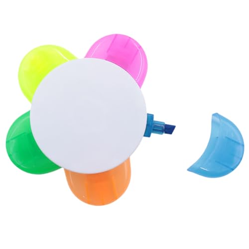 Multi -farbige Highlighter - 6 Pack Blütenförmige Fluoreszierende Stifte, Niedlicher Reifen -Design -Marker -Set | Pastell Bright Highlighter Für Schüler, Lehrer, Büroversorgungen Und Studien Note Neh Multi -farbige Highlighter - 6 Pack Blütenförmige Fluoreszierende Stifte, Niedlicher Reifen -Design -Marker -Set | Pastell Bright Highlighter Für Schüler, Lehrer, Büroversorgungen Und Studien Note Neh von Generic