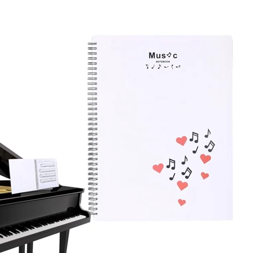Musikmappe, Notenmappe, Aufbewahrungsmappe, Musikdateien, A4, mit Design – Aufbewahrung und Organisation von Notenseiten für Chöre und O Musikmappe, Notenmappe, Aufbewahrungsmappe, Musikdateien, A4, mit Design – Aufbewahrung und Organisation von Notenseiten für Chöre und O von Generic