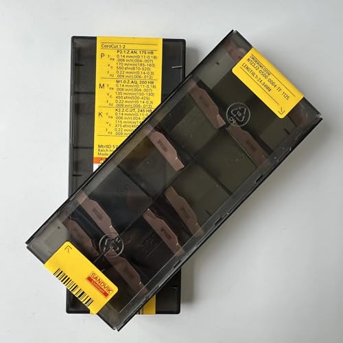 N123J2-0500-0004-TF 1125/CNC-Drehmaschine Hartmetall-Klingenwerkzeug, 10 Stück N123J2-0500-0004-TF 1125/CNC-Drehmaschine Hartmetall-Klingenwerkzeug, 10 Stück von Generic