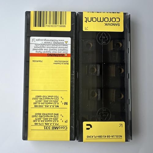 N331.1A-084508H-PL 4340 Hartmetall-Klinge, 10 Stück N331.1A-084508H-PL 4340 Hartmetall-Klinge, 10 Stück von Generic