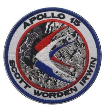 NASA Apollo Apollo 15 Missions Stickerei Patch Backer für Hook & Loop Morale Patches Tactical Military Badge von Generic