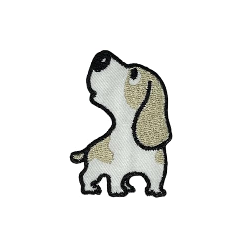 NH Beagle Dog Bügelbilder – Stickerei Applikation Patches für Dekoration von Generic