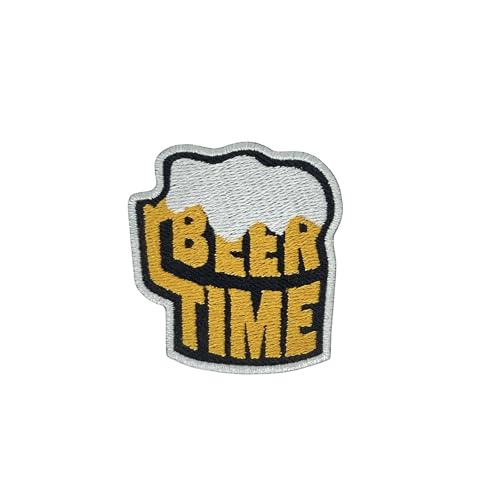 NH Beer Time Bügelbilder – Stickerei Applikation Patches für Dekoration von Generic
