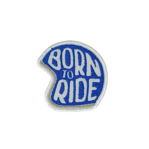 NH Born to Ride Bügelbilder – Stickerei Applikation Patches für Dekoration von Generic