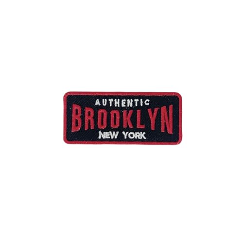 NH Brooklyn Bügelbilder – Stickerei Applikation Patches für Dekoration von Generic