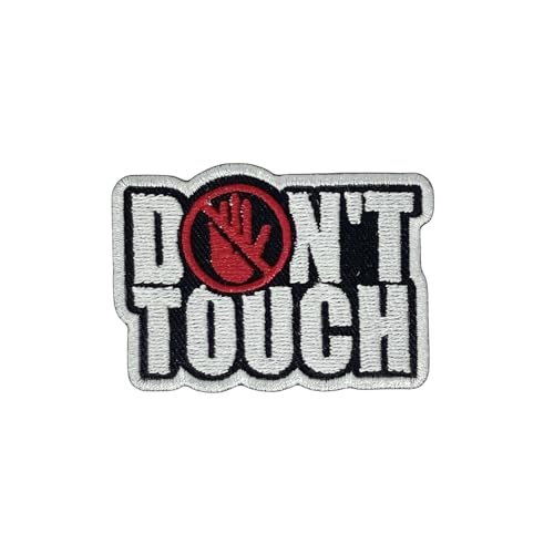NH Don't Touch Bügelbilder – Stickerei Applikation Patches für Dekoration NH Don't Touch Bügelbilder – Stickerei Applikation Patches für Dekoration von Generic