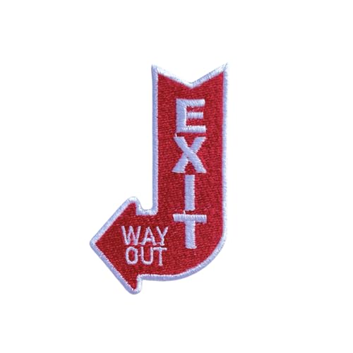 NH Exit Way Out Bügelbilder – Stickerei Applikation Patches für Dekoration NH Exit Way Out Bügelbilder – Stickerei Applikation Patches für Dekoration von Generic