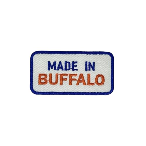 NH Made in Buffalo Bügelbilder – Stickerei Applikation Patches für Dekoration von Generic