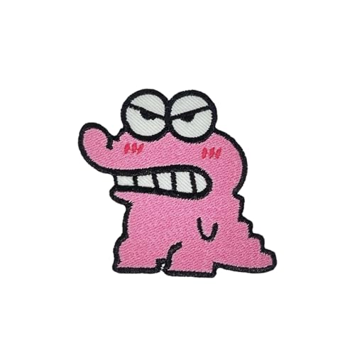 NH Pink Krokodil Bügelbilder – Stickerei Applikation Patches für Dekoration von Generic