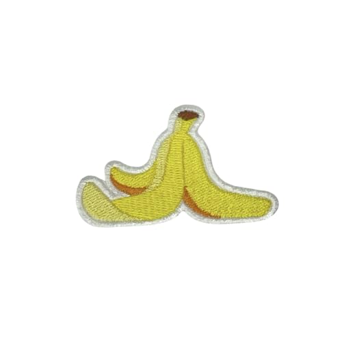 NH Rutschende Banane zum Aufbügeln – Stickerei Applikation Patches für Dekoration von Generic
