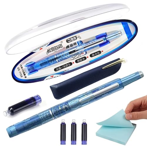 Nachfüllbarer Füllfederhalter, Feinstrich-Feder-Set | NiB Smooth ohne Kalligraphiewerkzeug mit zum Zeichnen von Graffiti von Buchstaben Highlighttext Doodling Journaling Nachfüllbarer Füllfederhalter, Feinstrich-Feder-Set | NiB Smooth ohne Kalligraphiewerkzeug mit zum Zeichnen von Graffiti von Buchstaben Highlighttext Doodling Journaling von Generic