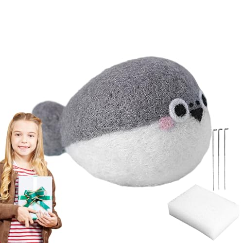 Nadelfilz-Set, Nadelfilz-Set, komplettes Nadelfilzwerkzeugset, Nadelfilz-Set, Nadelfilz-Set, Filznadeln, Anleitung und andere Werkzeuge, c von Generic
