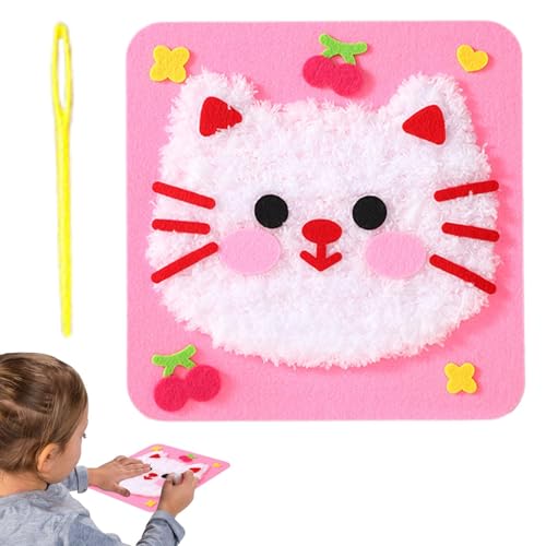 Nadelstich-Kits – Handstickerei-Set, Nähzubehör | Kreatives Stickset, Nadel, Faden, ideal für Handwerk, Dekoration zu Hause, Anfänger, Stickerei-Set von Generic
