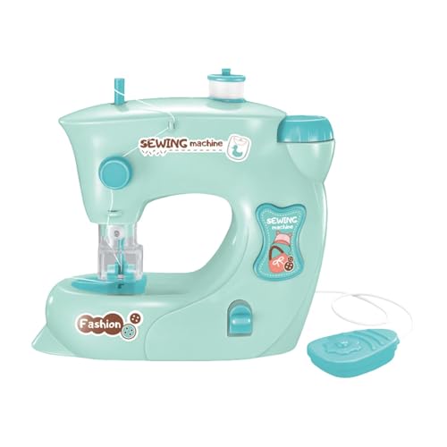 Nähmaschine, Kindernähmaschine mit eingebauten Stichen - Doppelfaden-Reparaturmaschine mit Fußpedal für Anfänger, Reisegeschenk für Kinder Frauen von Generic