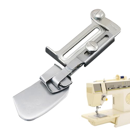 Nähmaschinen-Saumfuß mit Roller, verstellbarer Nähfuß, Nähmaschinen-Saumfuß, Universalzubehör für Nähfuß, funktioniert mit den meisten Nähmaschinen Nähmaschinen-Saumfuß mit Roller, verstellbarer Nähfuß, Nähmaschinen-Saumfuß, Universalzubehör für Nähfuß, funktioniert mit den meisten Nähmaschinen von Generic