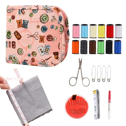 Nähprojekt-Kits, Reise-Nähset, Nähgarn-Werkzeug-Set für Reisen | Wasserdichtes Etui oder Strickzubehör für Reparaturen Nähprojekt-Kits, Reise-Nähset, Nähgarn-Werkzeug-Set für Reisen | Wasserdichtes Etui oder Strickzubehör für Reparaturen von Generic