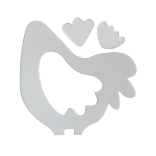 Nähvorlagen, Acryl-Huhn-Form, Quilt-Lineal, Schablonen-Werkzeuge für Projekte, Tischsets, Wanddekoration, Damen, Anfänger, Familienaktivitäten, Partys von Generic