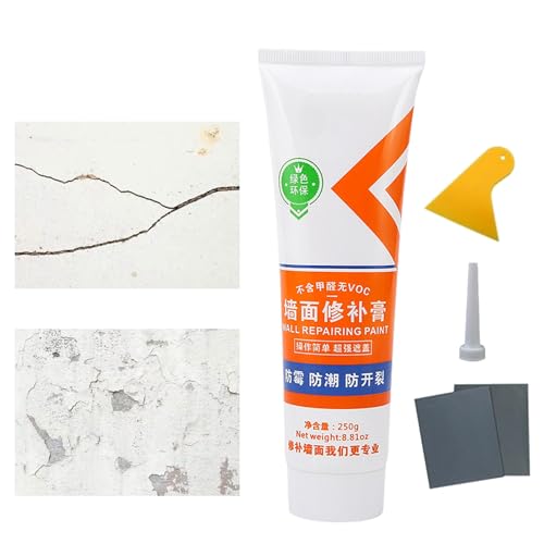 Nagellochfüller für Wände, Reparatur von Spachtellöchern für Wände, Reparaturset für Wandflicken mit wasserdichtem Wandreparaturmittel | Reparaturset von re von Generic