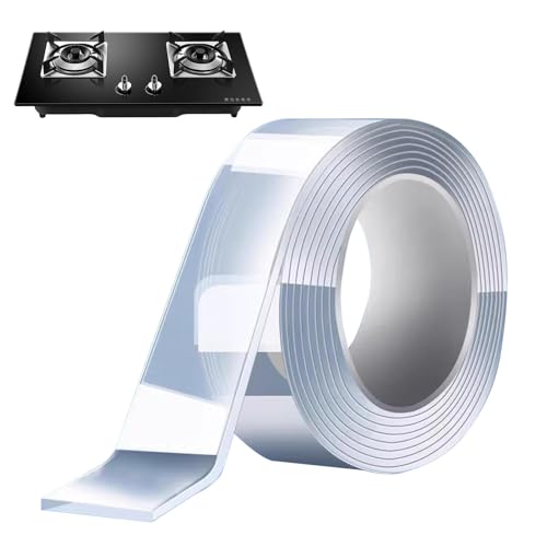 Nano Tape 4 Stück Doppelseitiges Klebeband mit hoher Viskosität Klebeband - Klebeband transparent super stark für Wandverkleidungen, Poster, Keramikfliesen, Holzwände, imp Nano Tape 4 Stück Doppelseitiges Klebeband mit hoher Viskosität Klebeband - Klebeband transparent super stark für Wandverkleidungen, Poster, Keramikfliesen, Holzwände, imp von Generic