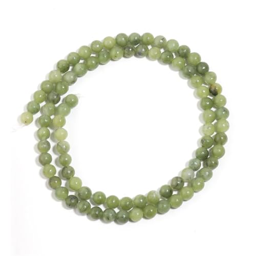 Natürliche Jadesteinperlen, runde Jadeperlen für Schmuckherstellung, DIY, Halsketten, Armbänder, Perlen, 4 mm, 80 Stück Natürliche Jadesteinperlen, runde Jadeperlen für Schmuckherstellung, DIY, Halsketten, Armbänder, Perlen, 4 mm, 80 Stück von Generic
