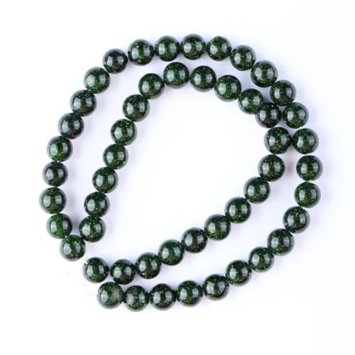 Natürliche Sandsteinperlen für Schmuckherstellung, Armband, DIY, EN8, 12 mm, 31–33 Stück von Generic