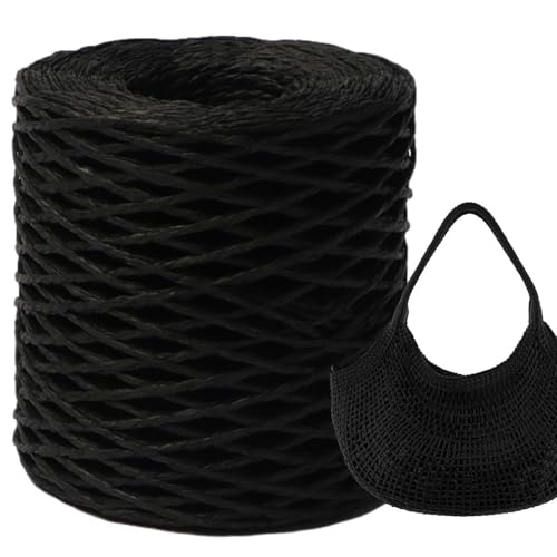 Natürliches Bastgarn - Häkel- und Strickmaterial | Matte Bastbänder für Dekoration, Herstellung von handgefertigten Hüten und Accessoires, Bastband, Bastkordel, Papierband Natürliches Bastgarn - Häkel- und Strickmaterial | Matte Bastbänder für Dekoration, Herstellung von handgefertigten Hüten und Accessoires, Bastband, Bastkordel, Papierband von Generic