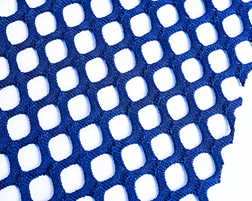 1 cm Loch netzstoff, 165 cm breiter Netzstoff, Meterware (Blau) von Generic