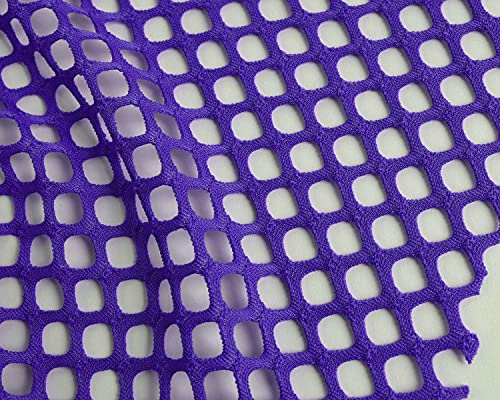Netzstoff, Netzstoff, 1 cm Durchmesser, Diamant-Löcher, 165 cm lang, Violett von Generic
