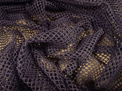 Netzstoff mit Ösen, Jersey, Meterware, einfarbig, Violett Netzstoff mit Ösen, Jersey, Meterware, einfarbig, Violett von Generic