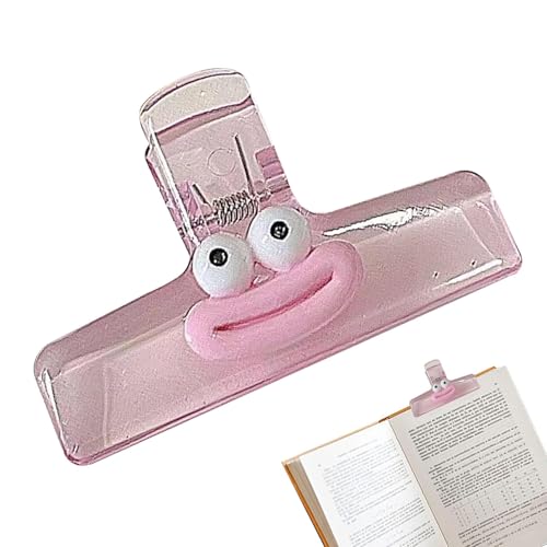 Niedlicher Binderclip, Büroklammern, Büroklammer für Studenten – Clips mit Wurstmund aus Acryl, transparent, multifunktional für Schüler Niedlicher Binderclip, Büroklammern, Büroklammer für Studenten – Clips mit Wurstmund aus Acryl, transparent, multifunktional für Schüler von Generic