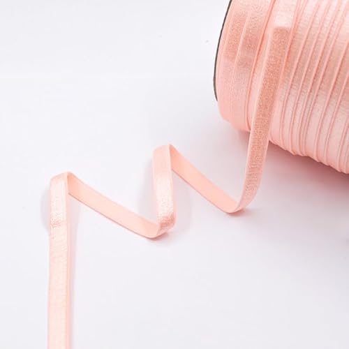 Nine Looms elastische Bänder zum Nähen, Nähen, für Taillenbänder, Hosen, Kleidung und Handwerk, hohe Elastizität, Strickspule, Röcke, Handwerk, DIY-Projekte (3 Jahre, Blütenblatt-Pfirsich) von Generic