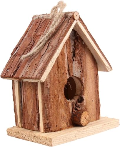 Nistkasten, Vogelhaus aus Holz, doppelt schräges Design, kreativer Vogelnest-Unterschlupf für die Kunstdekoration im Freien für Garten und Liebhaber, Vogelkästen Nistkasten, Vogelhaus aus Holz, doppelt schräges Design, kreativer Vogelnest-Unterschlupf für die Kunstdekoration im Freien für Garten und Liebhaber, Vogelkästen von Generic