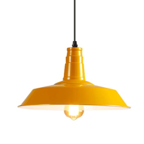 Nordischer Industriestil, personalisierter Farbiger Metall-Pendellampenschirm, E27-Schraube, Einzelkopf, Restaurant-Bar, Bauernhaus-Dekoration, Hängeleuchte Nordischer Industriestil, personalisierter Farbiger Metall-Pendellampenschirm, E27-Schraube, Einzelkopf, Restaurant-Bar, Bauernhaus-Dekoration, Hängeleuchte von Generic