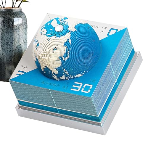Notizblock-Kalender 2025 – Tischkalender Kalender – Erde Schreibtisch 2025 Kalender, Zeitstück-Kalender, Haftnotizen, Planungskalender, Heimdekoration Notizblock-Kalender 2025 – Tischkalender Kalender – Erde Schreibtisch 2025 Kalender, Zeitstück-Kalender, Haftnotizen, Planungskalender, Heimdekoration von Generic