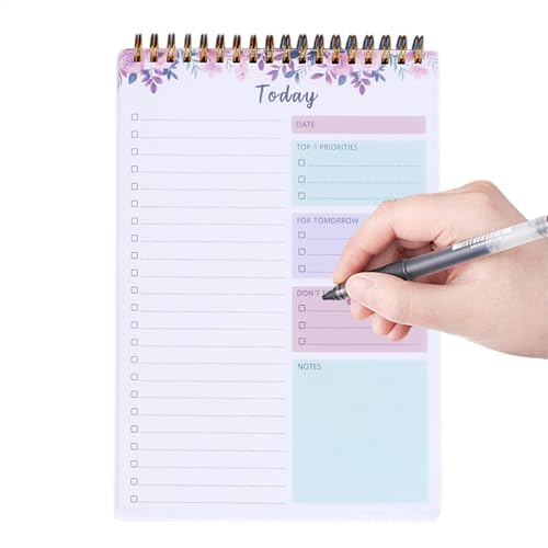 Notizblock für die tägliche Planung: Notizbuch-Organizer mit Checkliste, Notizblock mit To-Do-Liste für Bibliothekskarten, tragbare Notizblöcke mit Notizblock für die tägliche Planung: Notizbuch-Organizer mit Checkliste, Notizblock mit To-Do-Liste für Bibliothekskarten, tragbare Notizblöcke mit von Generic