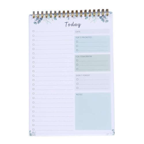 Notizblock für tägliche Planung, Notizblöcke für tägliche Checkliste, 52 Blatt Aufgabenlistenplaner - To Do Notebook Daily List, Checkliste Notebook Organizer, tragbarer, robuster Aufgabenplaner für s von Generic