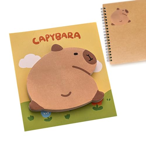 Notizblock zum Beschriften, Capibara Haftnotizen - Farbenfrohe Haftnotizen für Haftnotizen | Notizblock Bunte Memoseiten zur Organisation der Gedanken Notizblock zum Beschriften, Capibara Haftnotizen - Farbenfrohe Haftnotizen für Haftnotizen | Notizblock Bunte Memoseiten zur Organisation der Gedanken von Generic