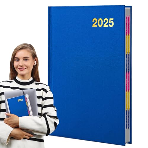Notizbuch Kalender 2025 - Notizbuch Tagesplaner, Notizbuch Organizer Arbeitsplaner | Notizbücher mit Kalender A5 Wasserdicht Buch mit dickem und glattem Programm, Schulmaterial für die Notizbuch Kalender 2025 - Notizbuch Tagesplaner, Notizbuch Organizer Arbeitsplaner | Notizbücher mit Kalender A5 Wasserdicht Buch mit dickem und glattem Programm, Schulmaterial für die von Generic