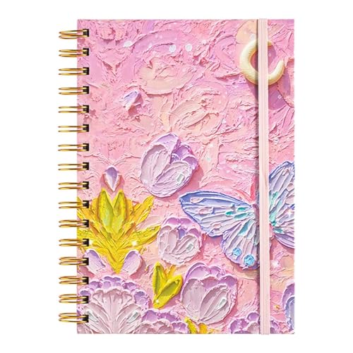 Notizbücher mit Schmetterling, Tagebuch mit Notizbuch | Planer zum Schreiben mit Ölgemälde, Hardcover mit Ölgemälde für Mädchen, Erwachsene, alle Notizbücher mit Schmetterling, Tagebuch mit Notizbuch | Planer zum Schreiben mit Ölgemälde, Hardcover mit Ölgemälde für Mädchen, Erwachsene, alle von Generic
