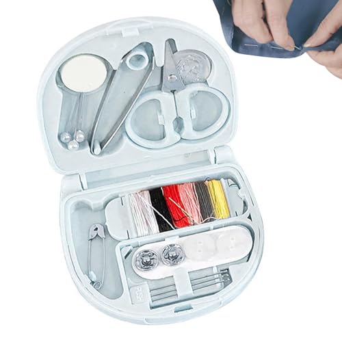 Nützliches Nähset – kleines Nähset für Reisende mit 6 Garnspulen, Nähzubehör für Zuhause, Reisen, Camping, Geschenke für Kinder, Mädchen, Anfänger, Erwachsene Nützliches Nähset – kleines Nähset für Reisende mit 6 Garnspulen, Nähzubehör für Zuhause, Reisen, Camping, Geschenke für Kinder, Mädchen, Anfänger, Erwachsene von Generic